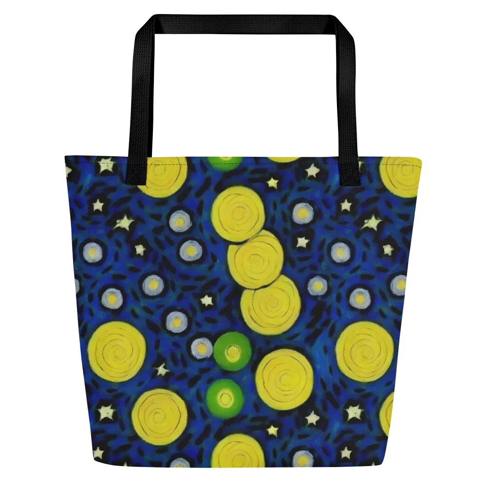 Orbiting Daydream on Large Tote Bag W/ Pocket — Front