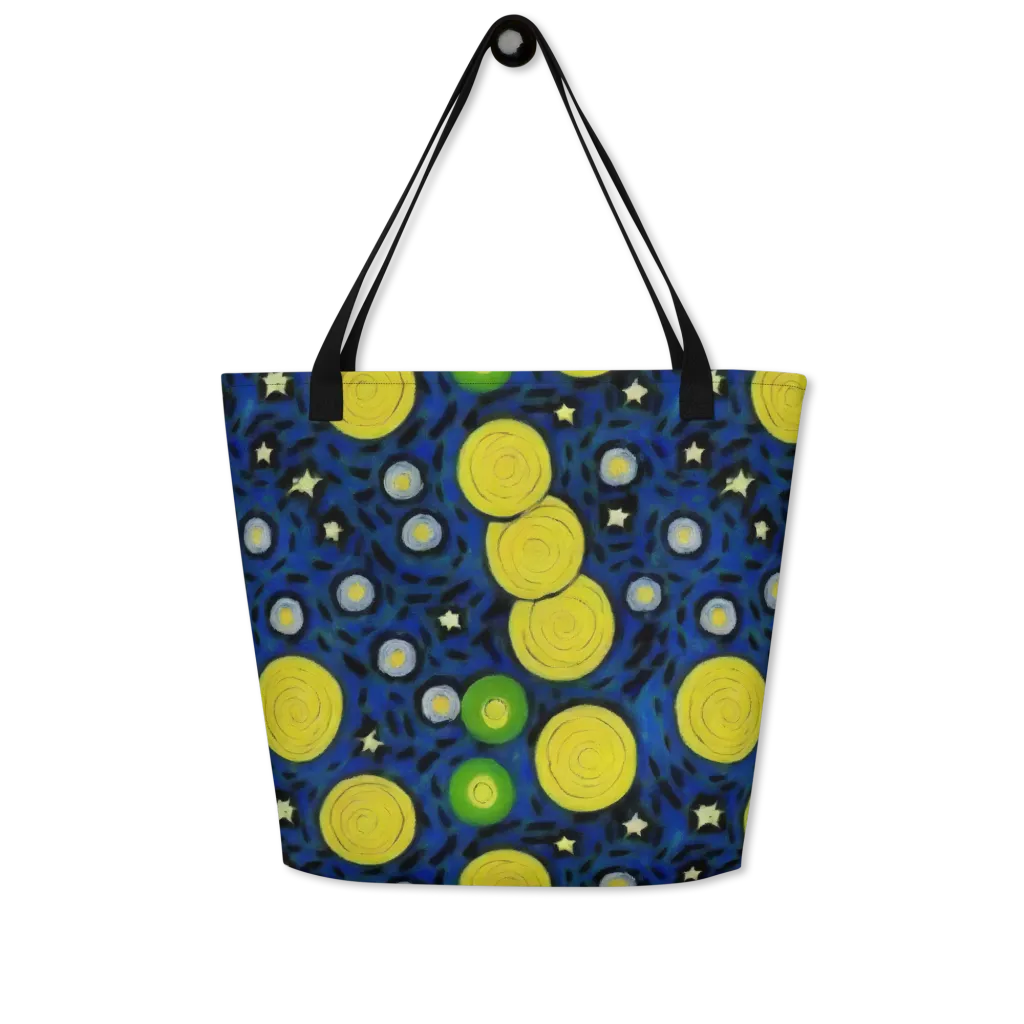 Orbiting Daydream on Large Tote Bag W/ Pocket — Front