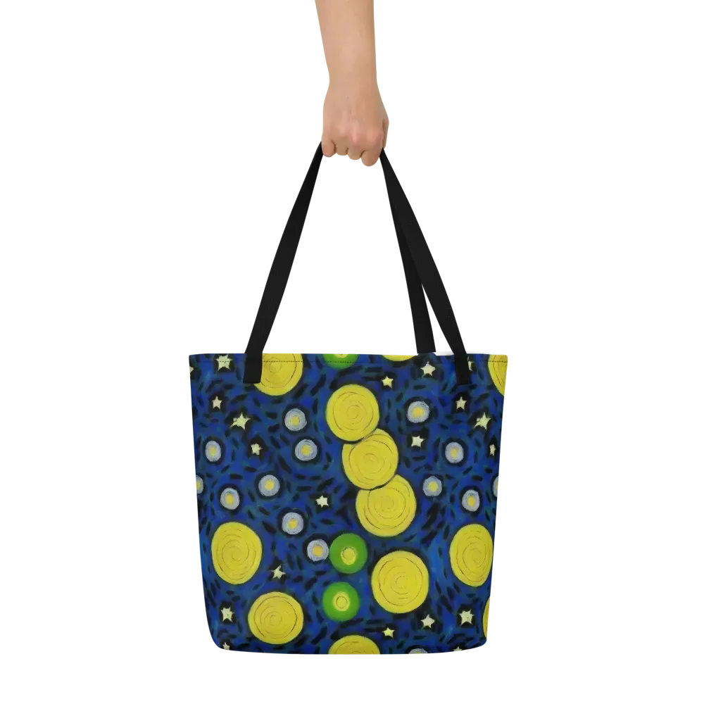 Orbiting Daydream on Large Tote Bag W/ Pocket — Front