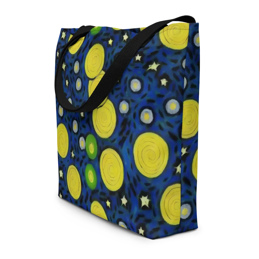 Orbiting Daydream on Large Tote Bag W/ Pocket — Front