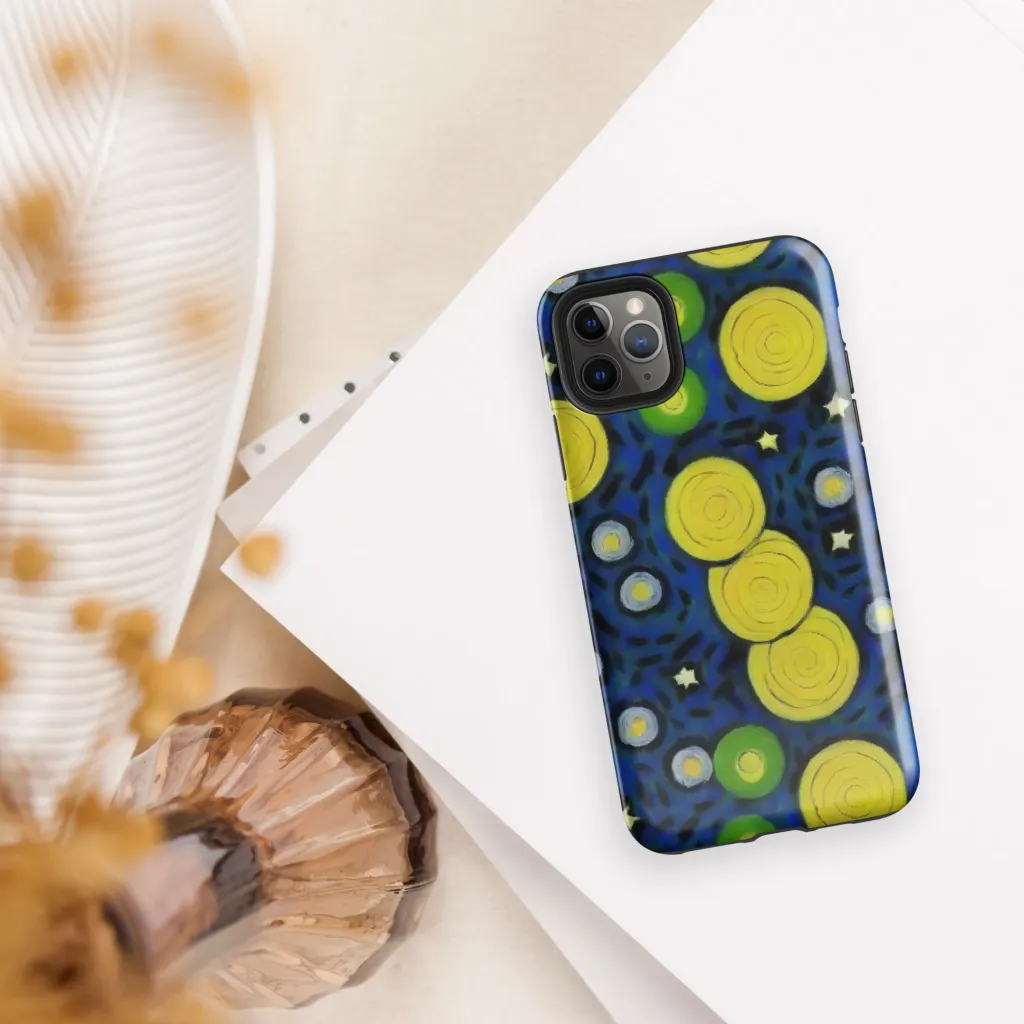 Orbiting Daydream on Tough Case for iPhone® — Front