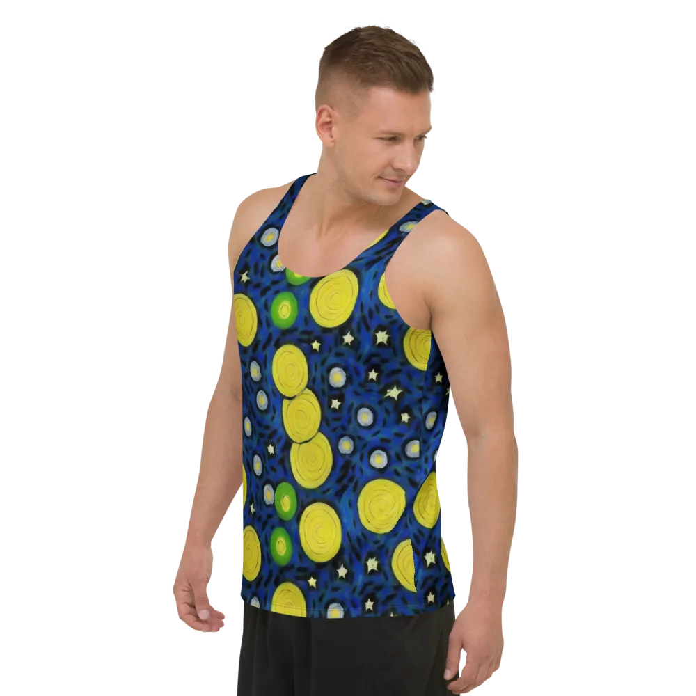 Orbiting Daydream on Men's Tank Top — Left Front