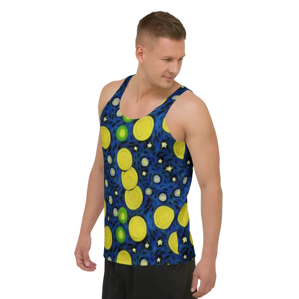 Orbiting Daydream on Men's Tank Top — Left Front