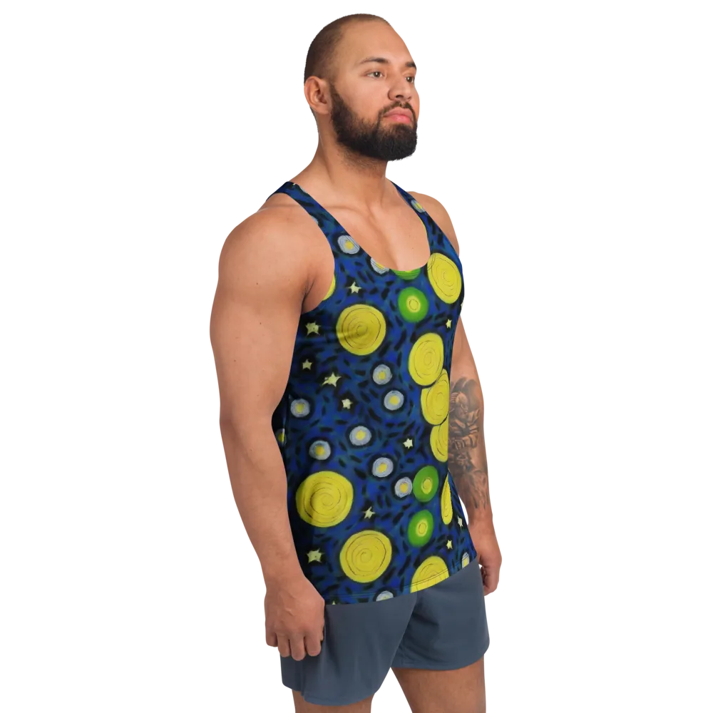 Orbiting Daydream on Men's Tank Top — Right Front