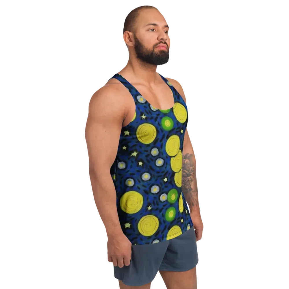 Orbiting Daydream on Men's Tank Top — Right Front