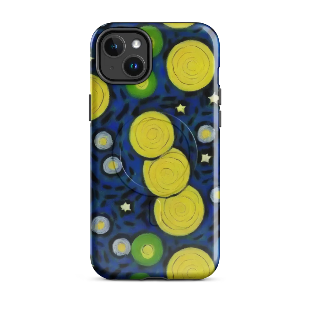 Orbiting Daydream on MagSafe Tough Case for iPhone® — Front