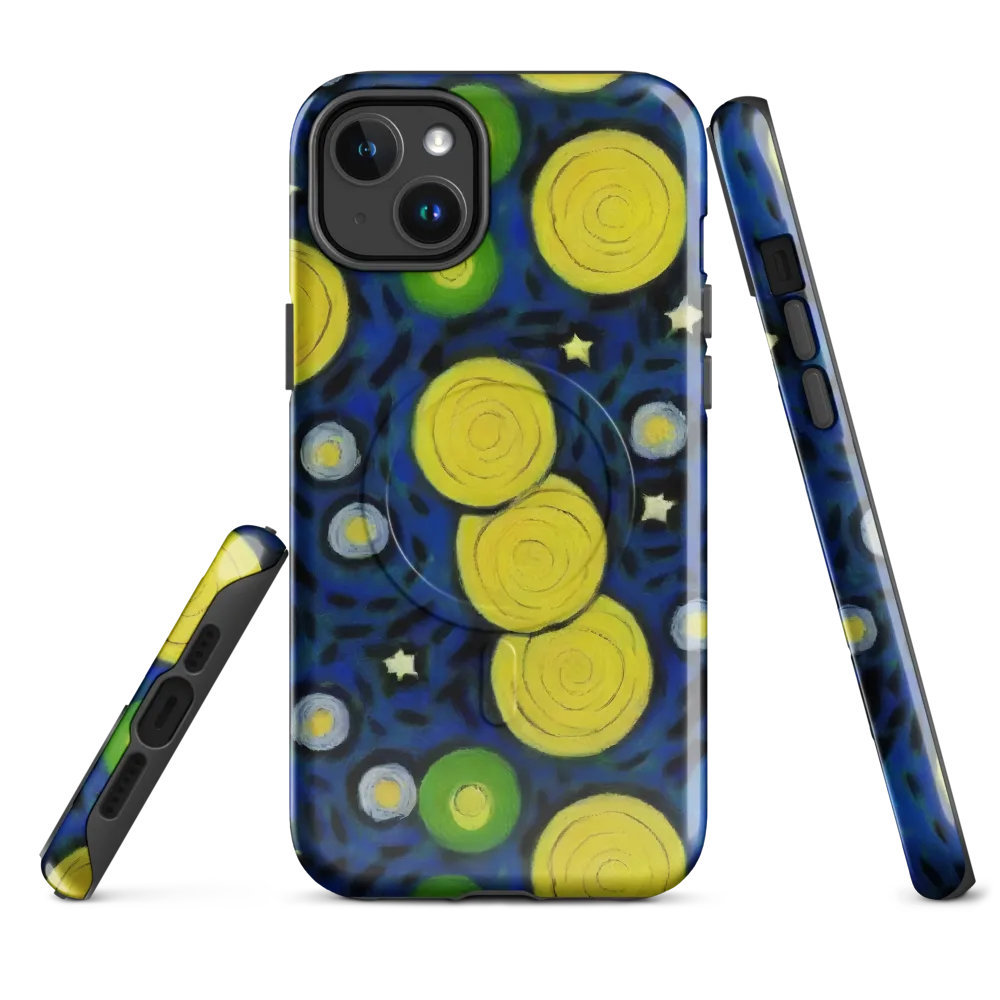 Orbiting Daydream on MagSafe Tough Case for iPhone® — Front