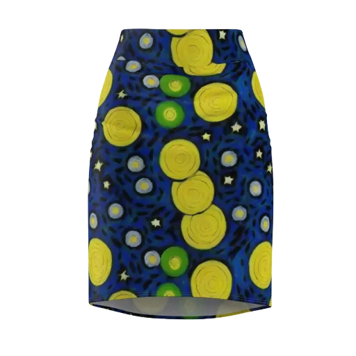 Orbiting Daydream on a Pencil Skirt
