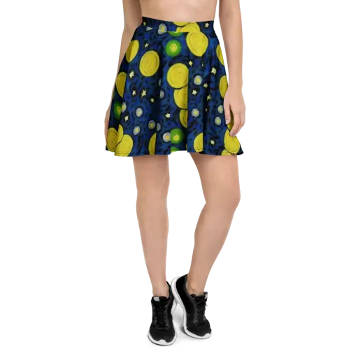 Orbiting Daydream on a Skater Skirt