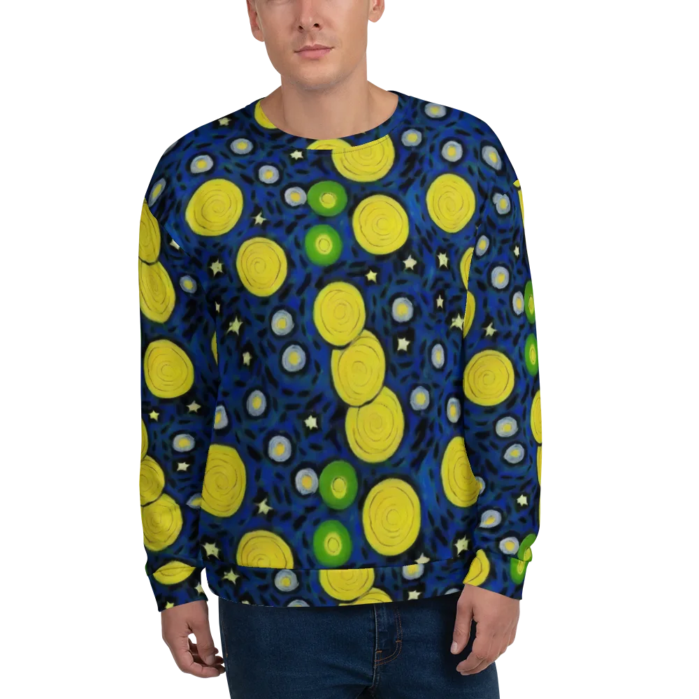 Orbiting Daydream on Sweatshirt — Front