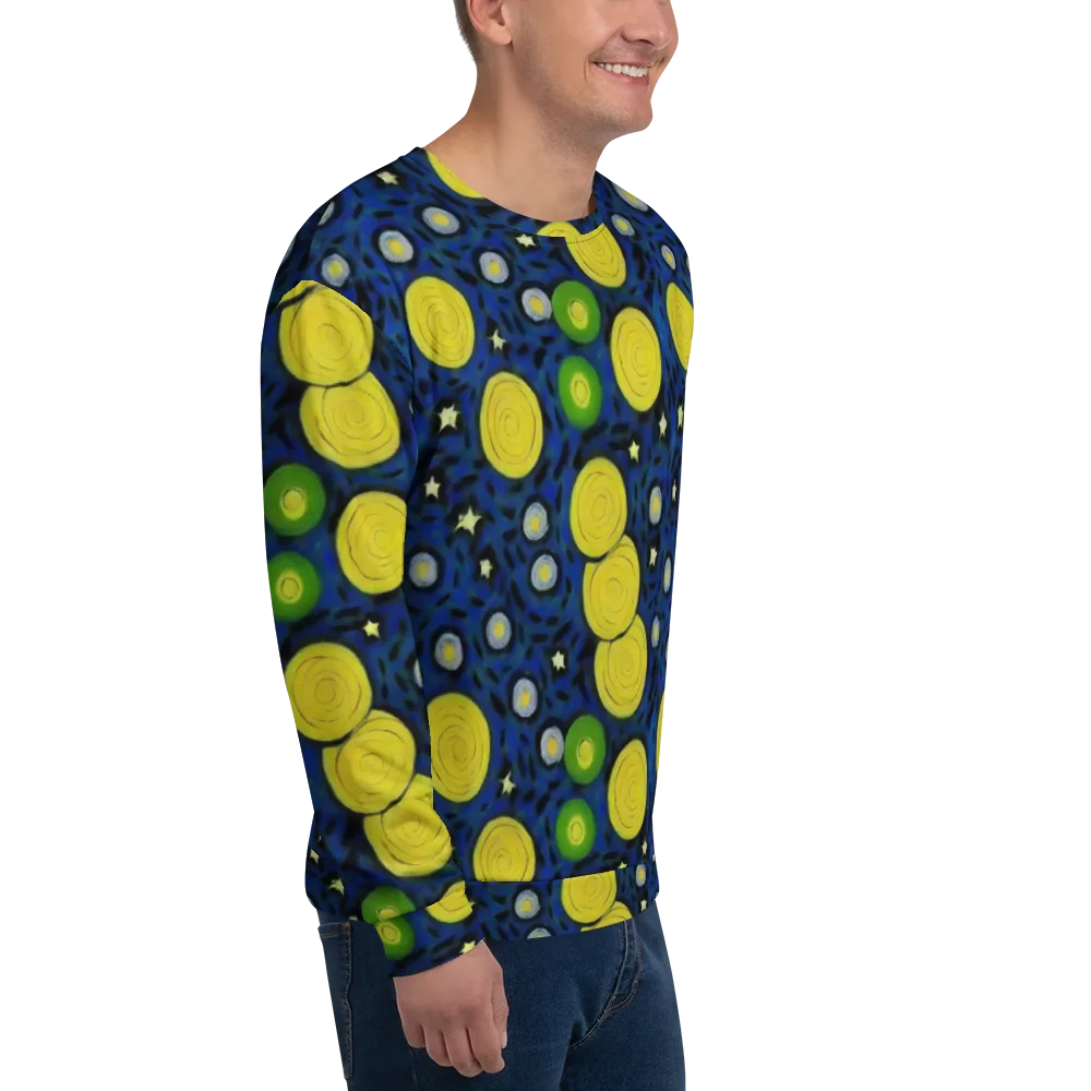 Orbiting Daydream on Sweatshirt — Right Front