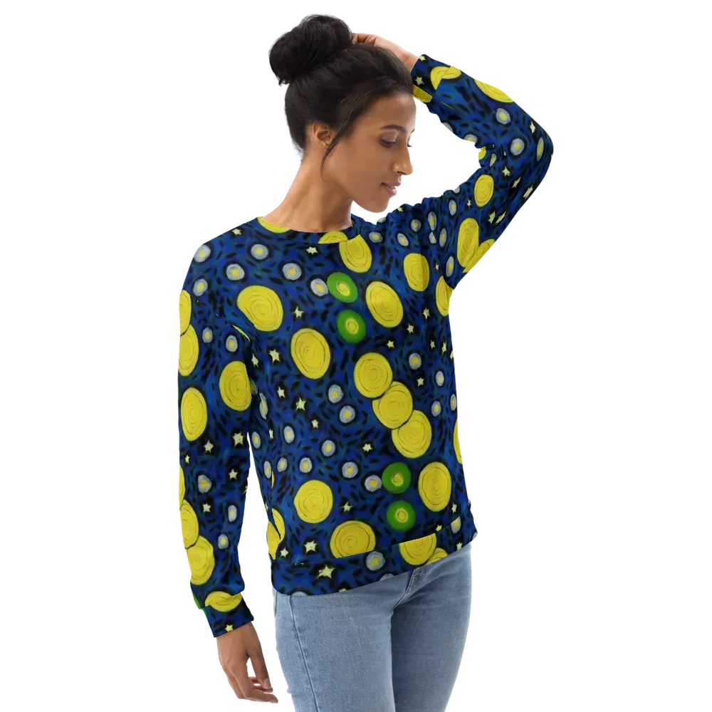 Orbiting Daydream on Sweatshirt — Right Front