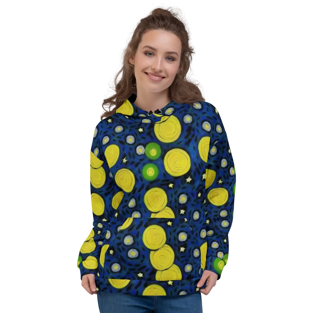 Orbiting Daydream on Hoodie — Front