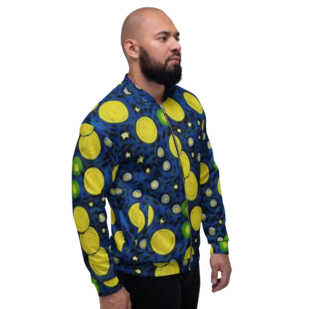 Orbiting Daydream on Bomber Jacket — Right
