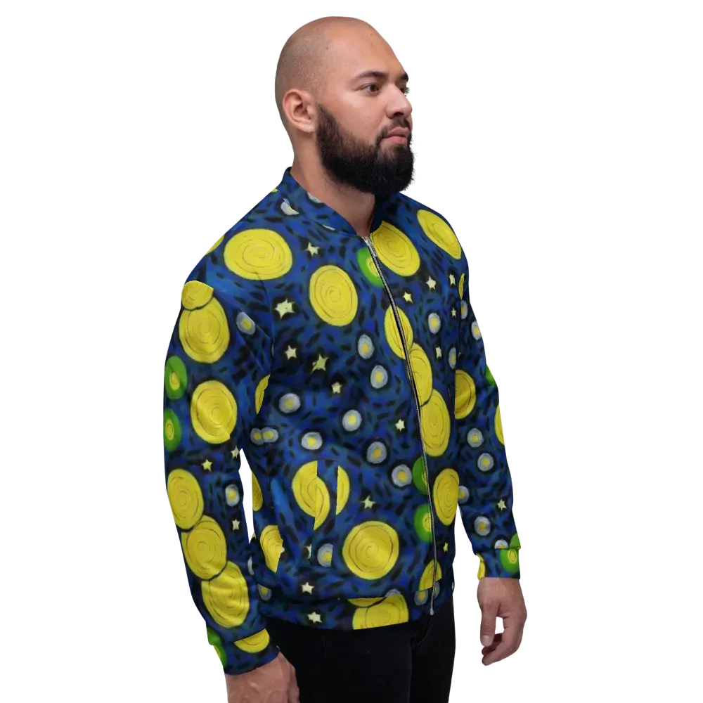 Orbiting Daydream on Bomber Jacket — Right