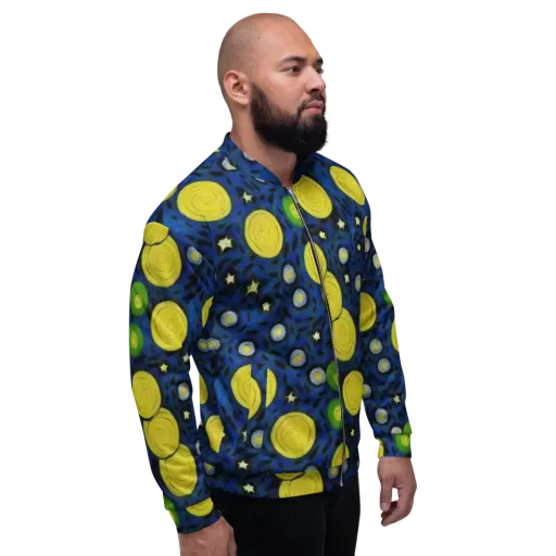Orbiting Daydream on a Bomber Jacket