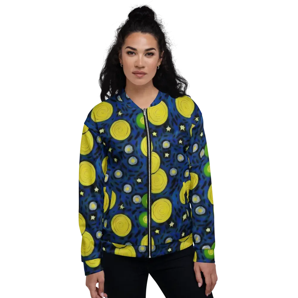 Orbiting Daydream on Bomber Jacket — Front