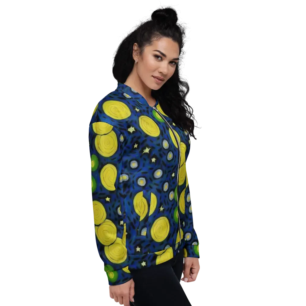 Orbiting Daydream on Bomber Jacket — Right