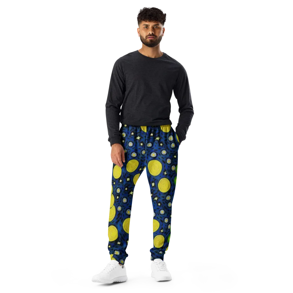 Orbiting Daydream on Men's Joggers — Front