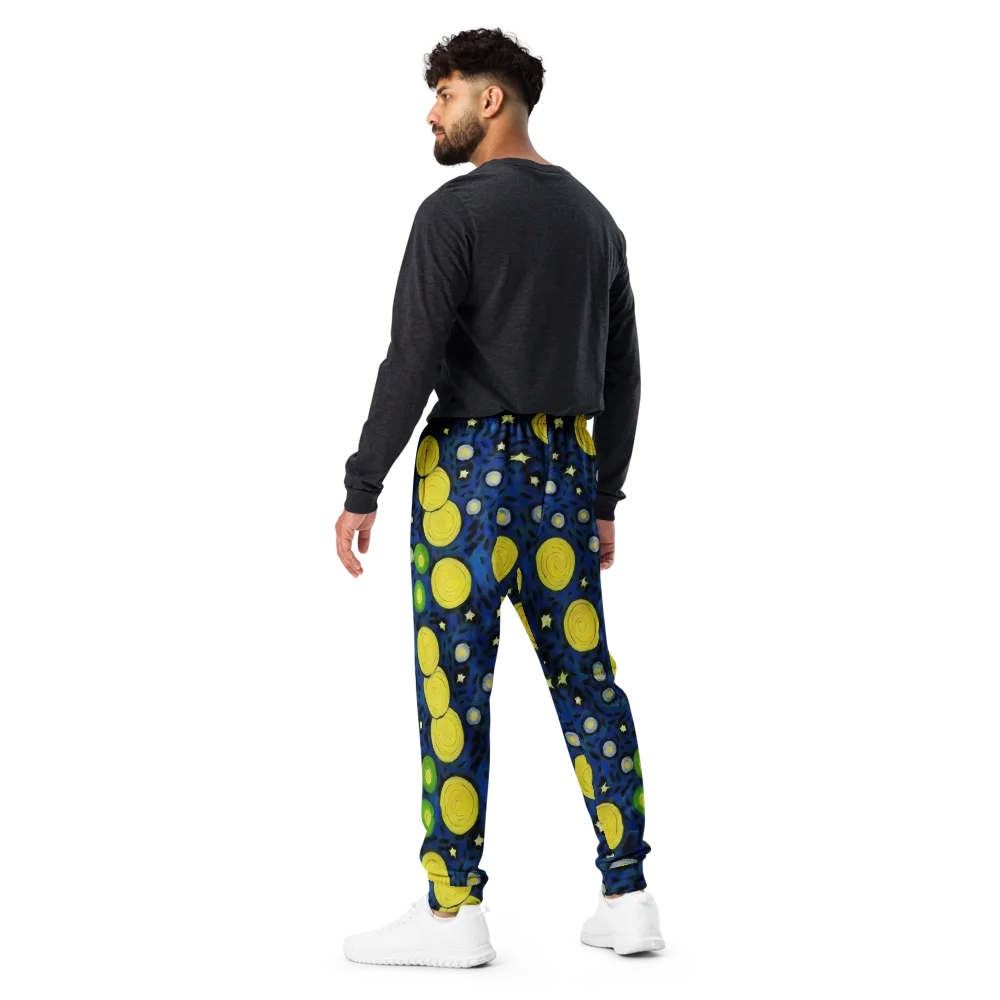Orbiting Daydream on Men's Joggers — Back