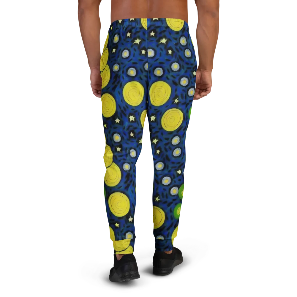 Orbiting Daydream on Men's Joggers — Back