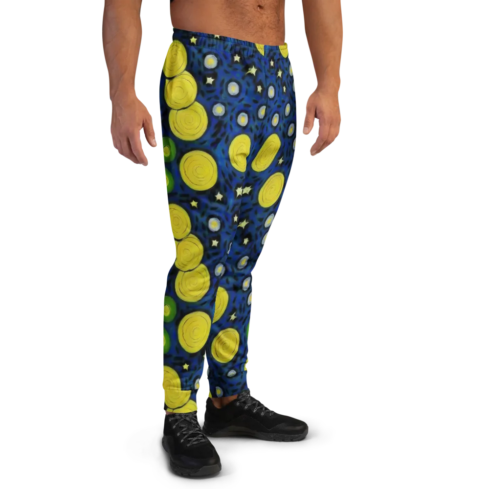 Orbiting Daydream on Men's Joggers — Right