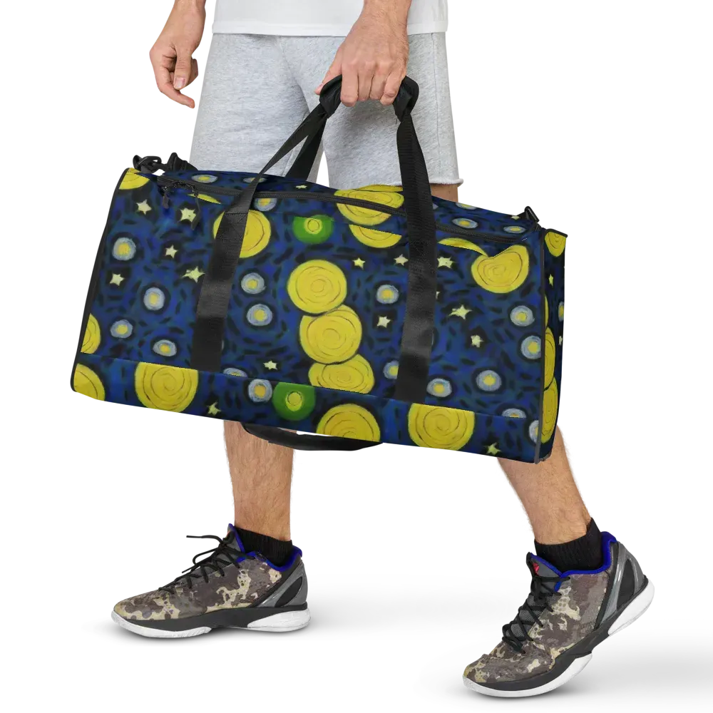 Orbiting Daydream on Duffle Bag — Front