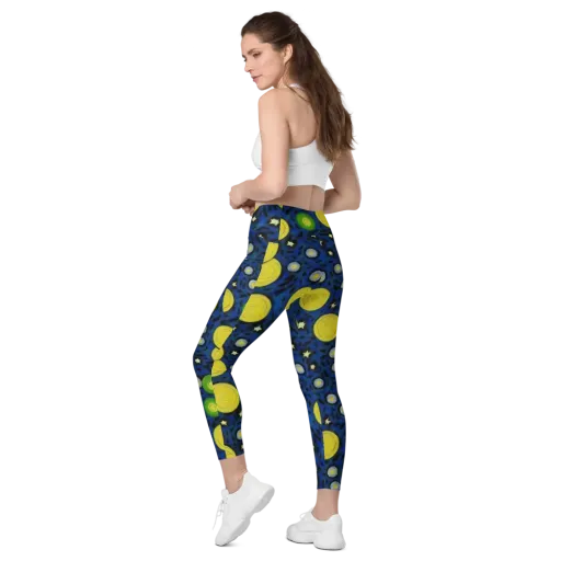 Orbiting Daydream on a Leggings with Pockets