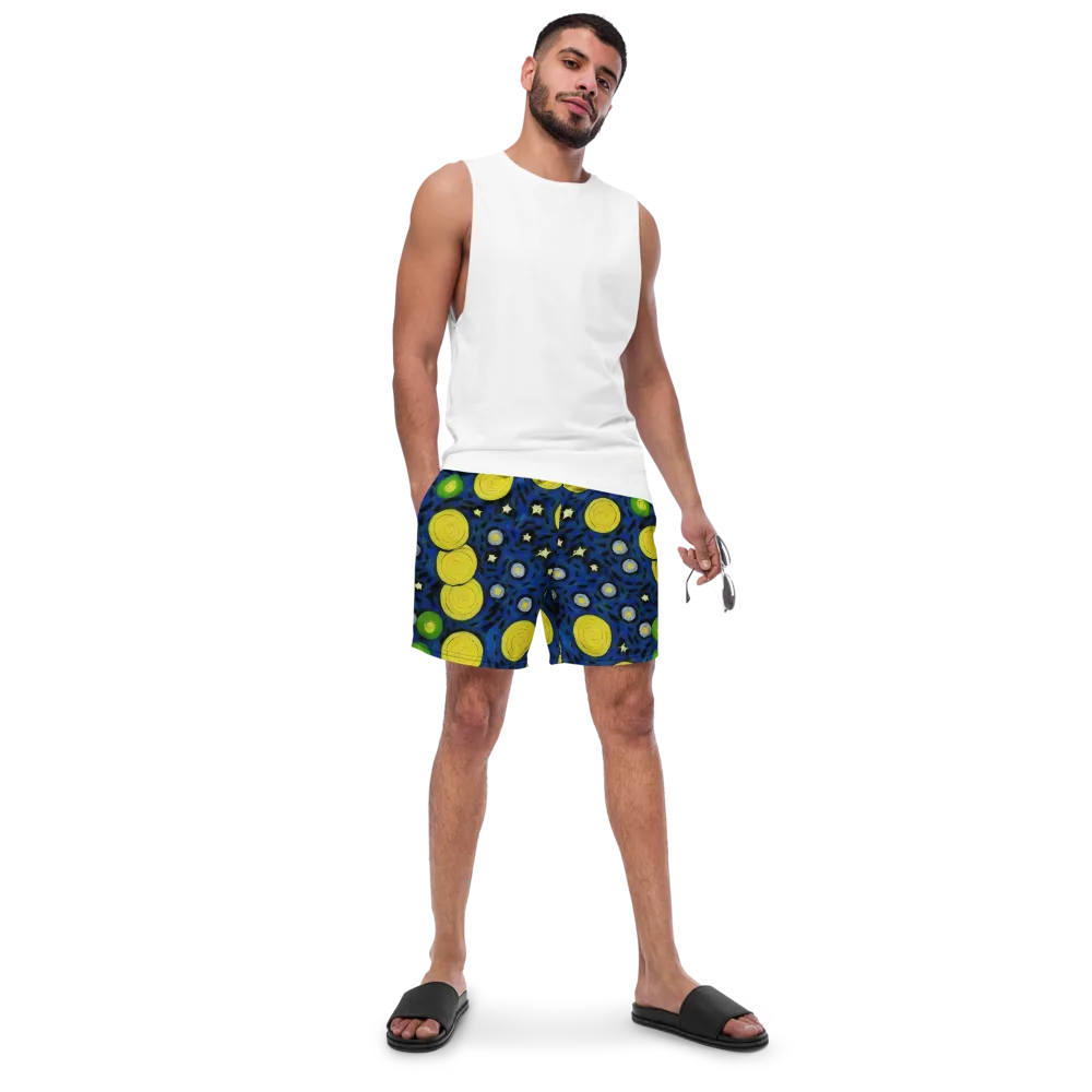Orbiting Daydream on Swim Trunks — Front