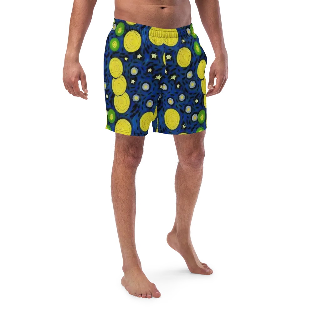Orbiting Daydream on Swim Trunks — Front