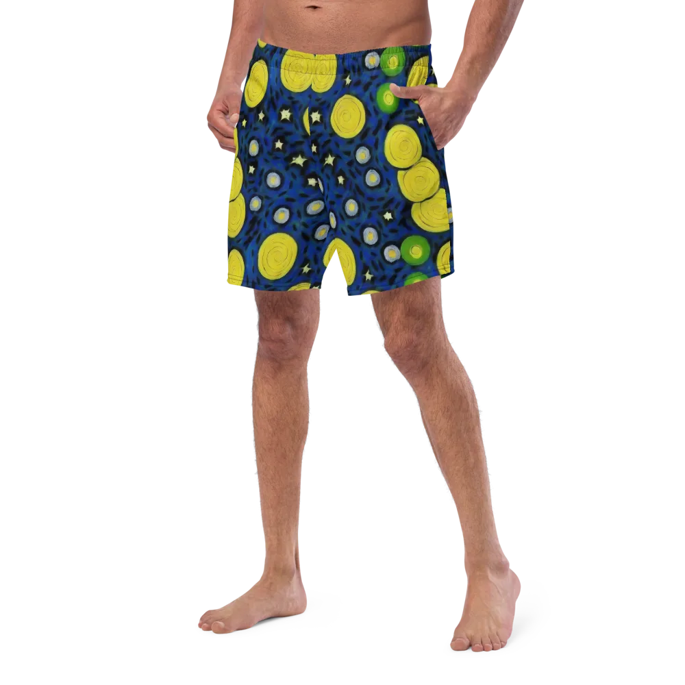 Orbiting Daydream on Swim Trunks — Left Front
