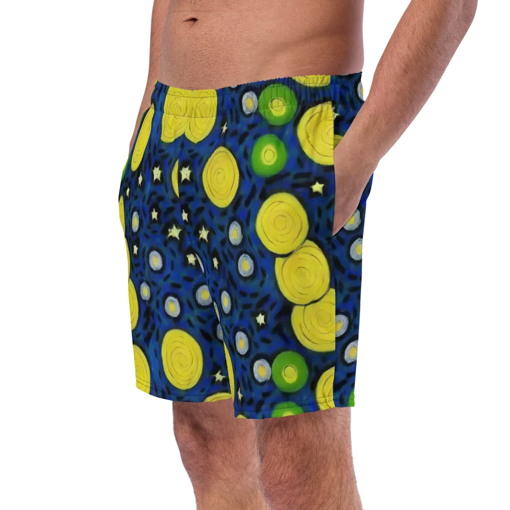 Orbiting Daydream on Swim Trunks — Left Front