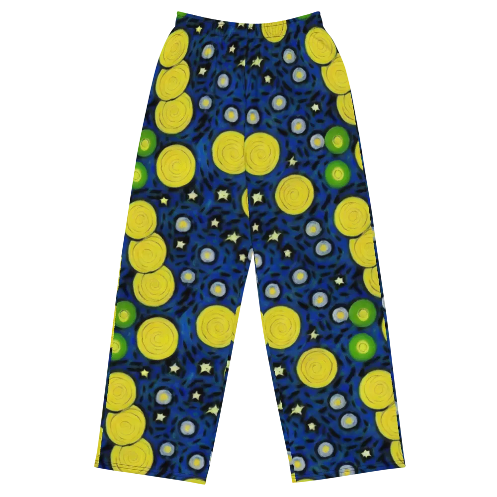 Orbiting Daydream on Wide-Leg Pants — Front