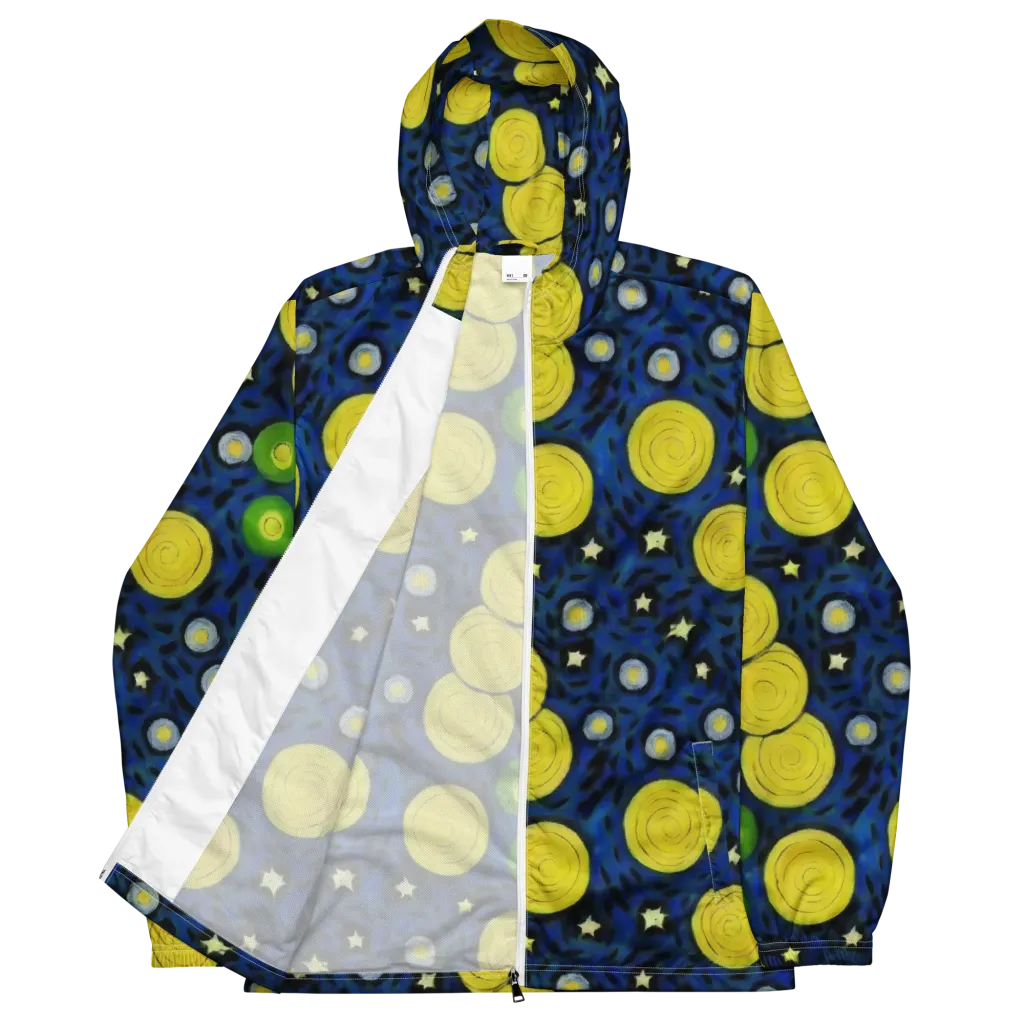 Orbiting Daydream on Men's Windbreaker — Front