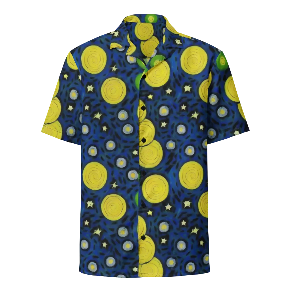 Orbiting Daydream on Button Shirt — Front