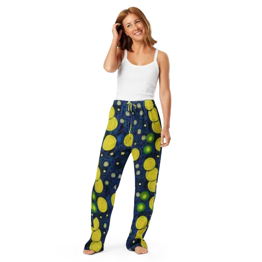 Orbiting Daydream on a Women's Pajama Pants
