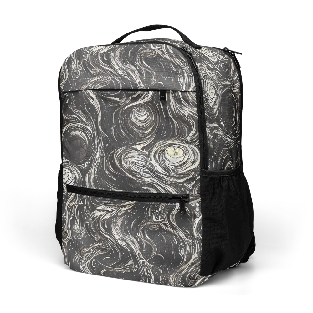 Inkstone Spiral on Utility Backpack — Left Front