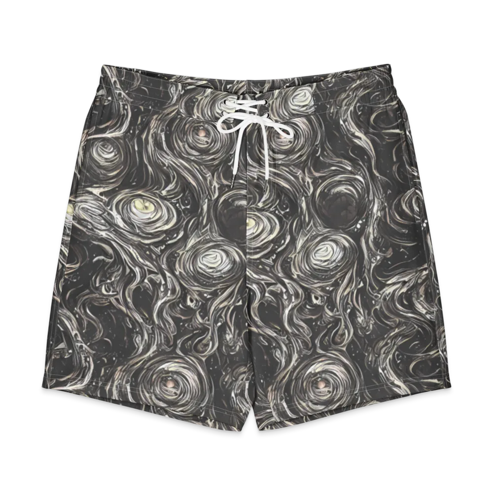 Inkstone Spiral on Men's Board Shorts — Front