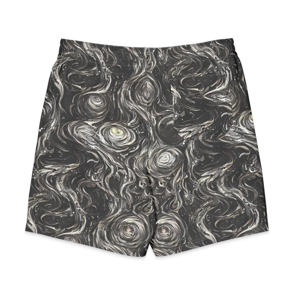 Inkstone Spiral on Men's Board Shorts — Back