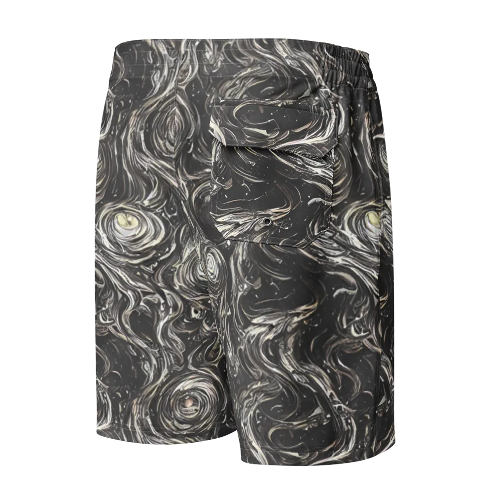 Inkstone Spiral on Men's Board Shorts — Back