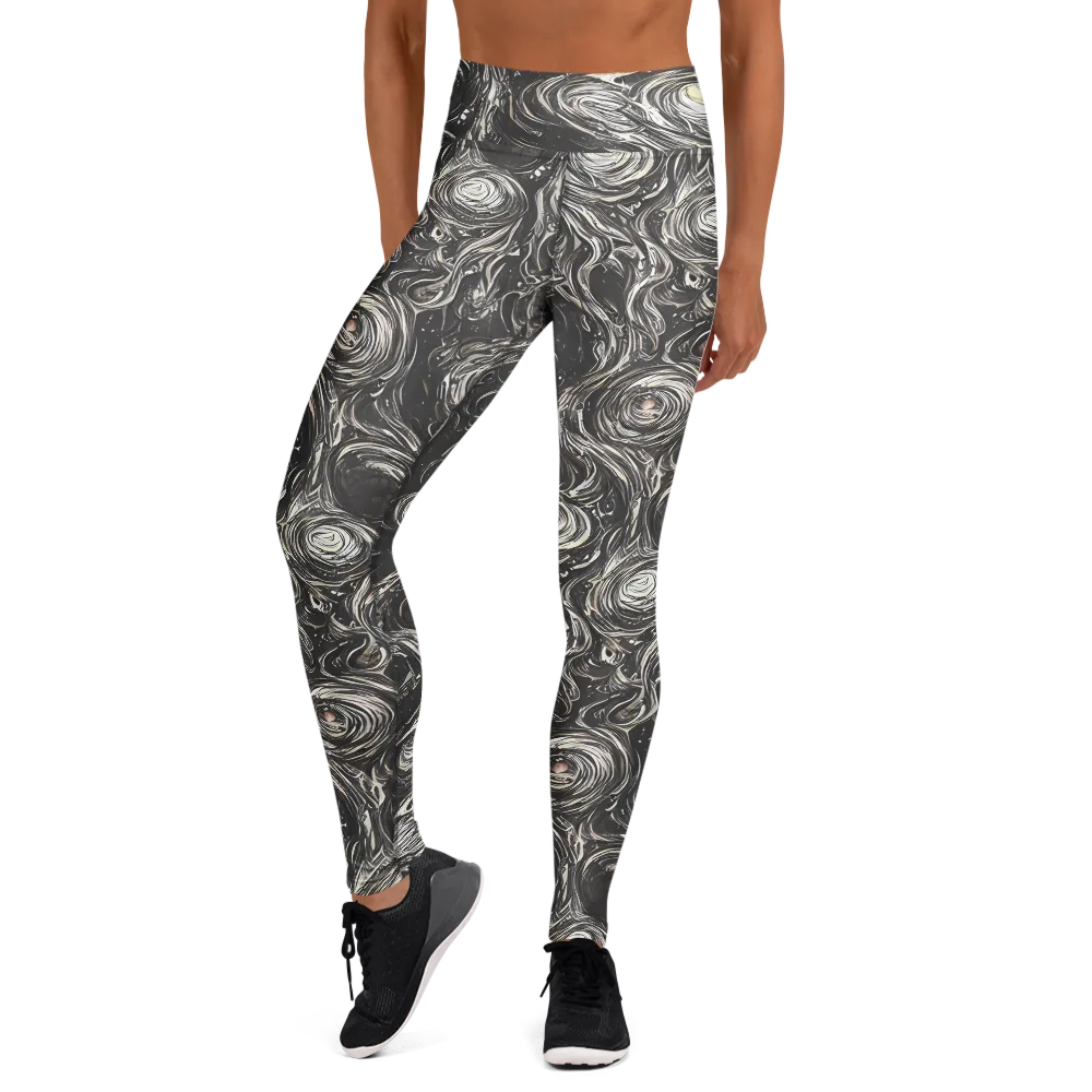 Inkstone Spiral on Yoga Leggings — Front