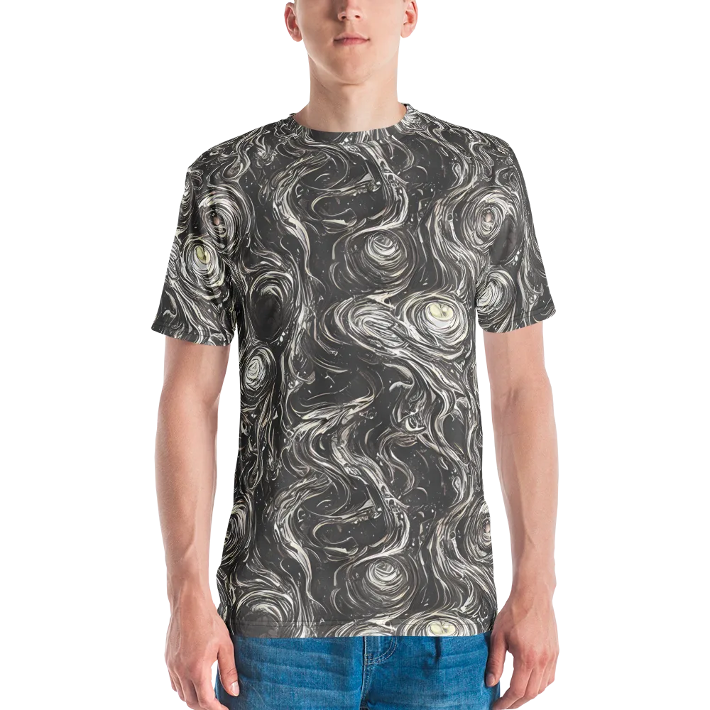Inkstone Spiral on Men's Crew Neck T-Shirt — Front