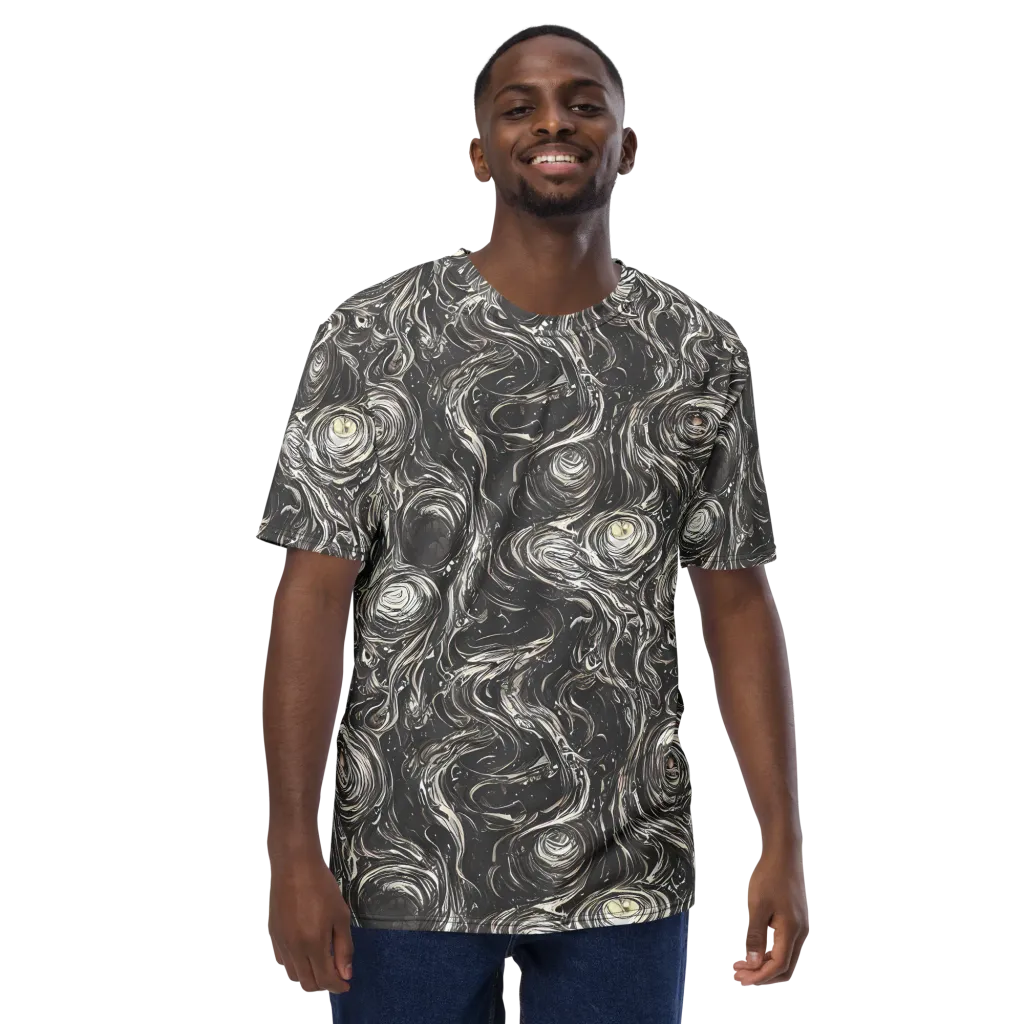 Inkstone Spiral on Men's Crew Neck T-Shirt — Front