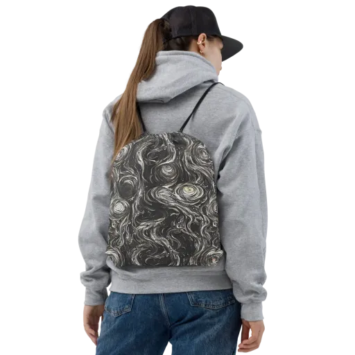 Inkstone Spiral on a Drawstring Bag