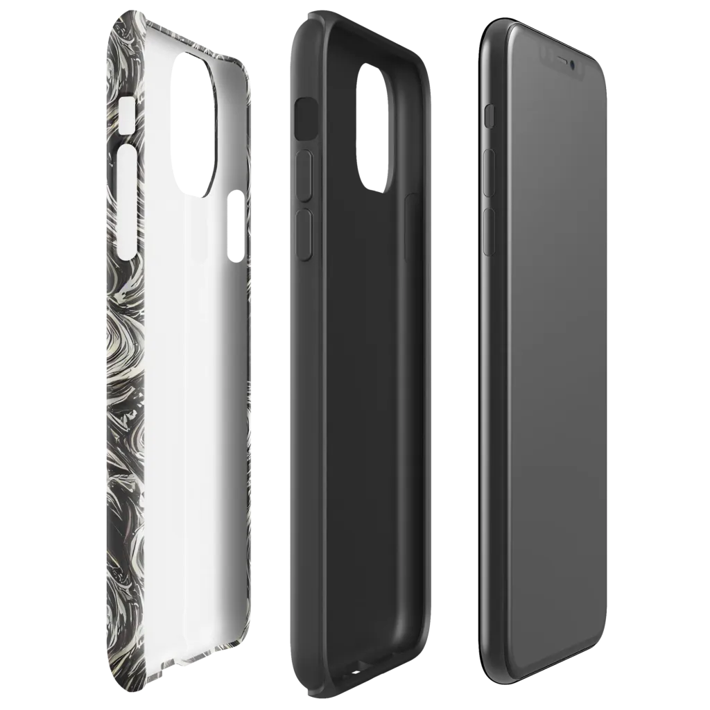 Inkstone Spiral on Tough Case for iPhone® — Right