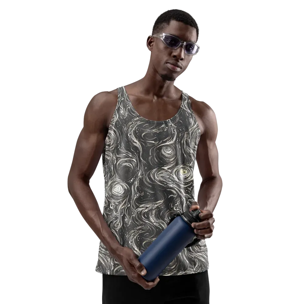 Inkstone Spiral on Men's Tank Top — Front