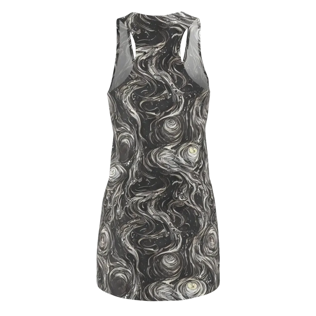 Inkstone Spiral on Racerback Dress — Back