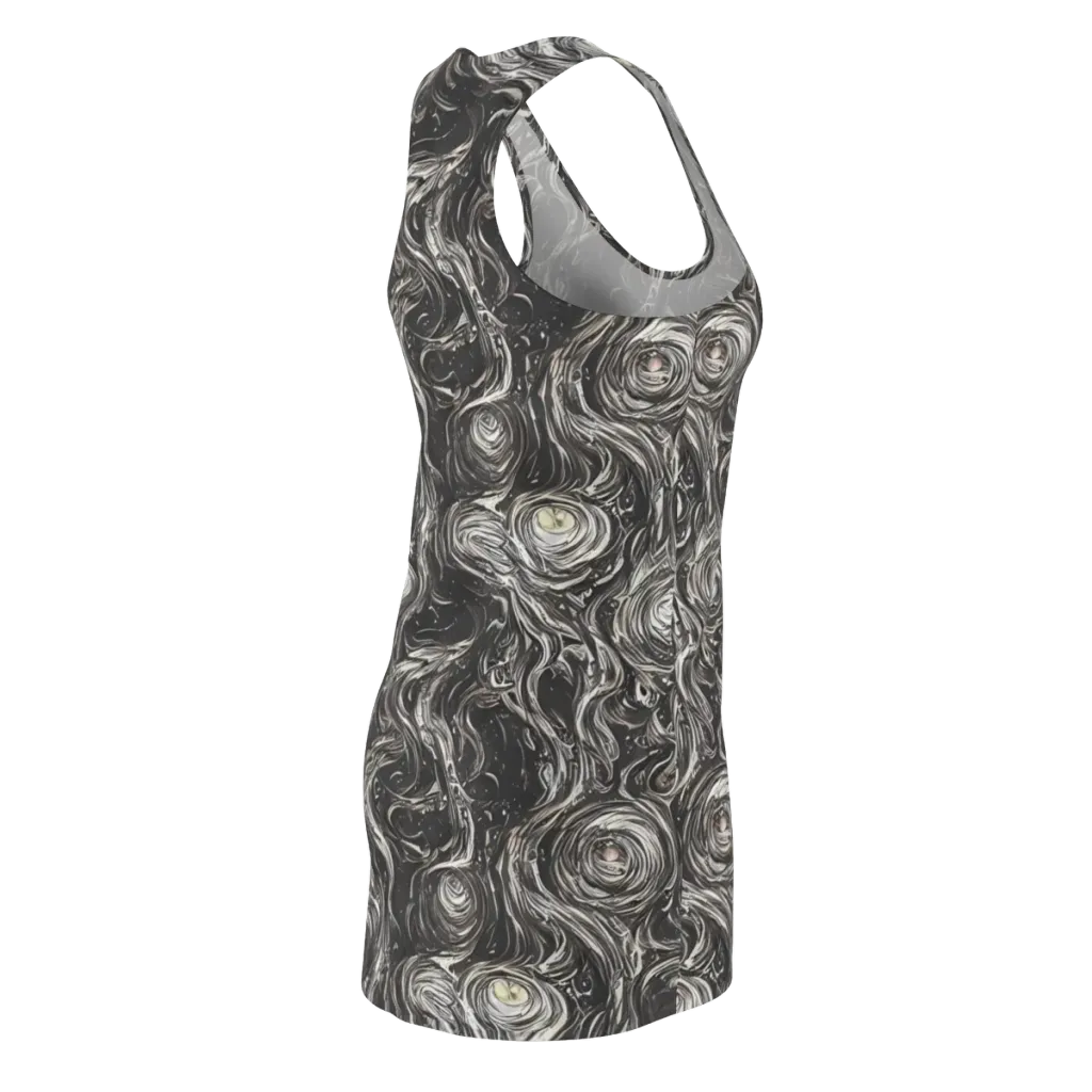 Inkstone Spiral on Racerback Dress — Back Side