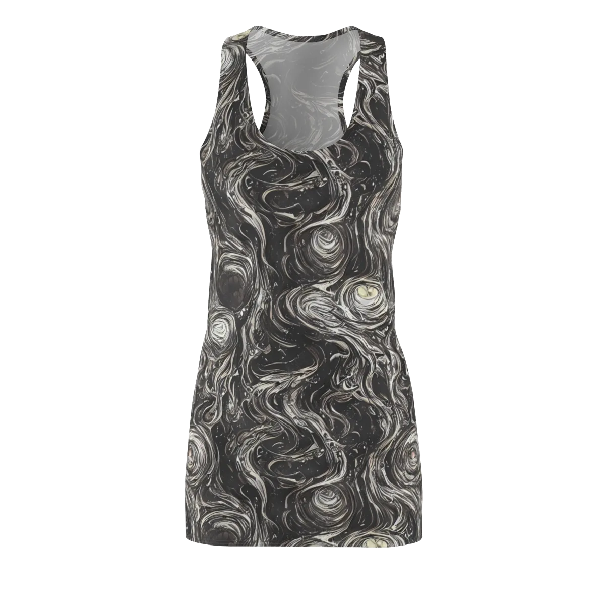 Inkstone Spiral on Racerback Dress — Front