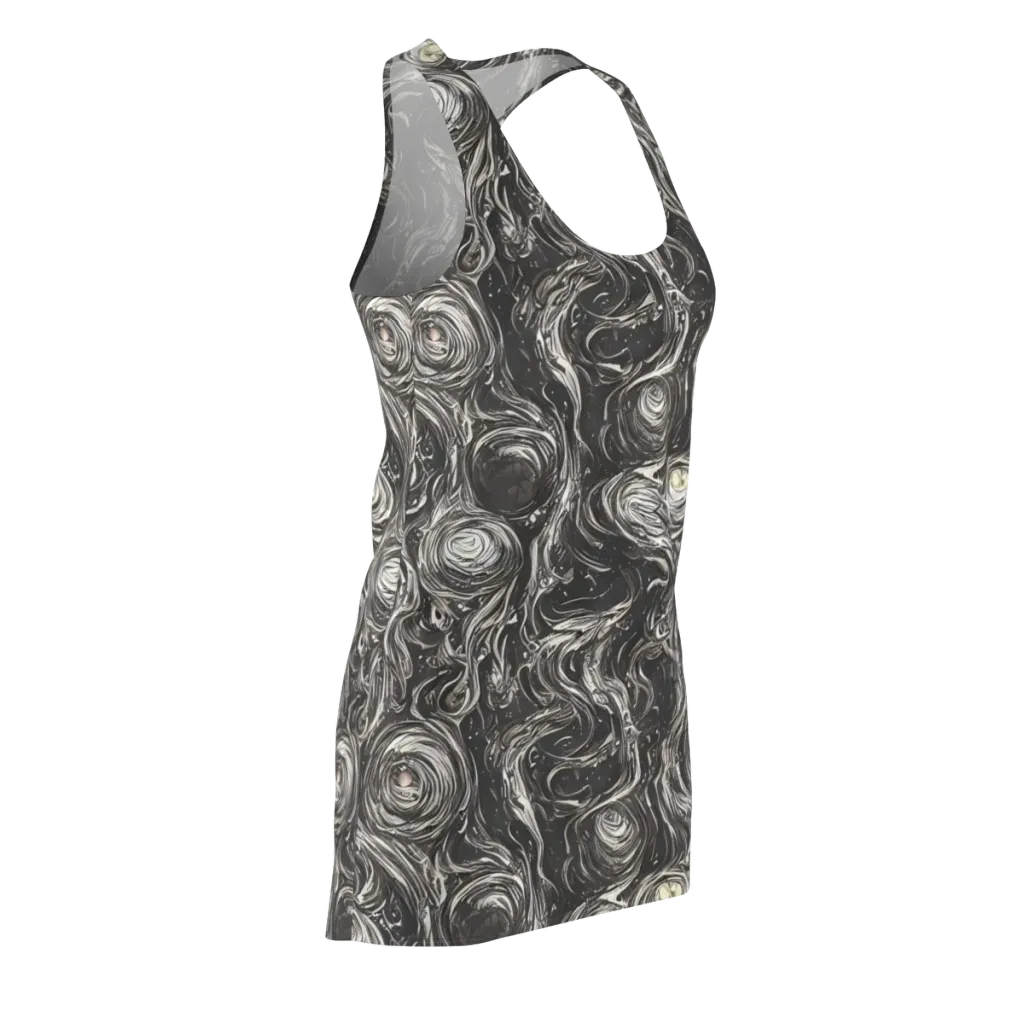 Inkstone Spiral on Racerback Dress — Front Side
